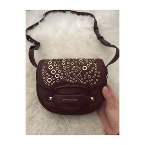 Michael Kors Maroon Crossbody